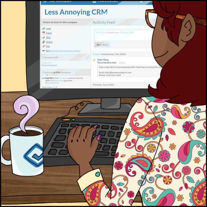 Typing in LACRM