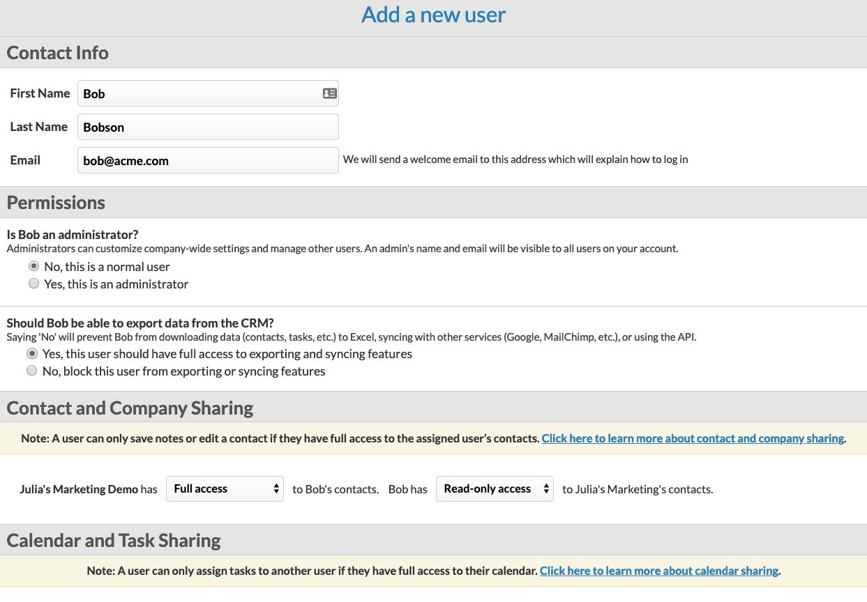 You can add as many users as you want in Less Annoying CRM!