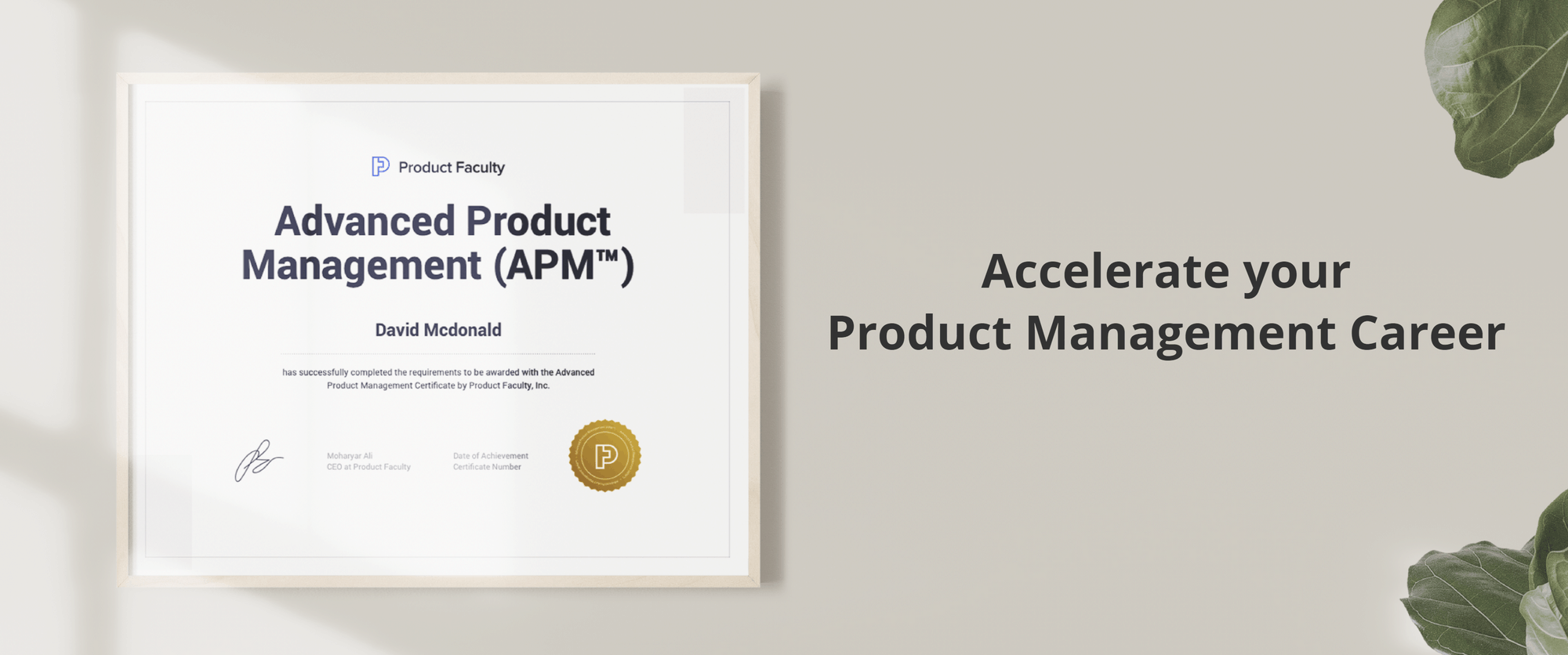 Advanced Product Management Certification | Product Faculty