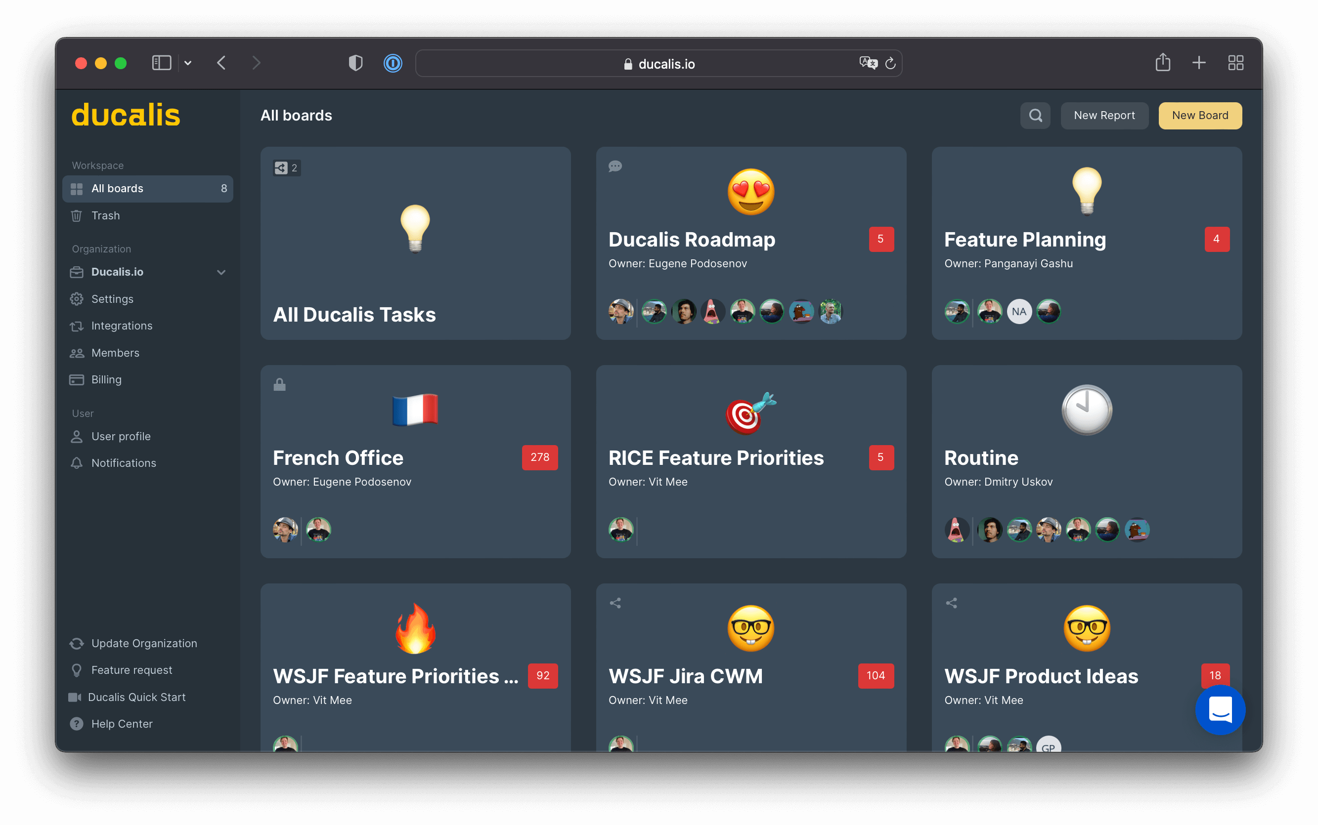 Create multiple prioritization boards with different parts of your backlog