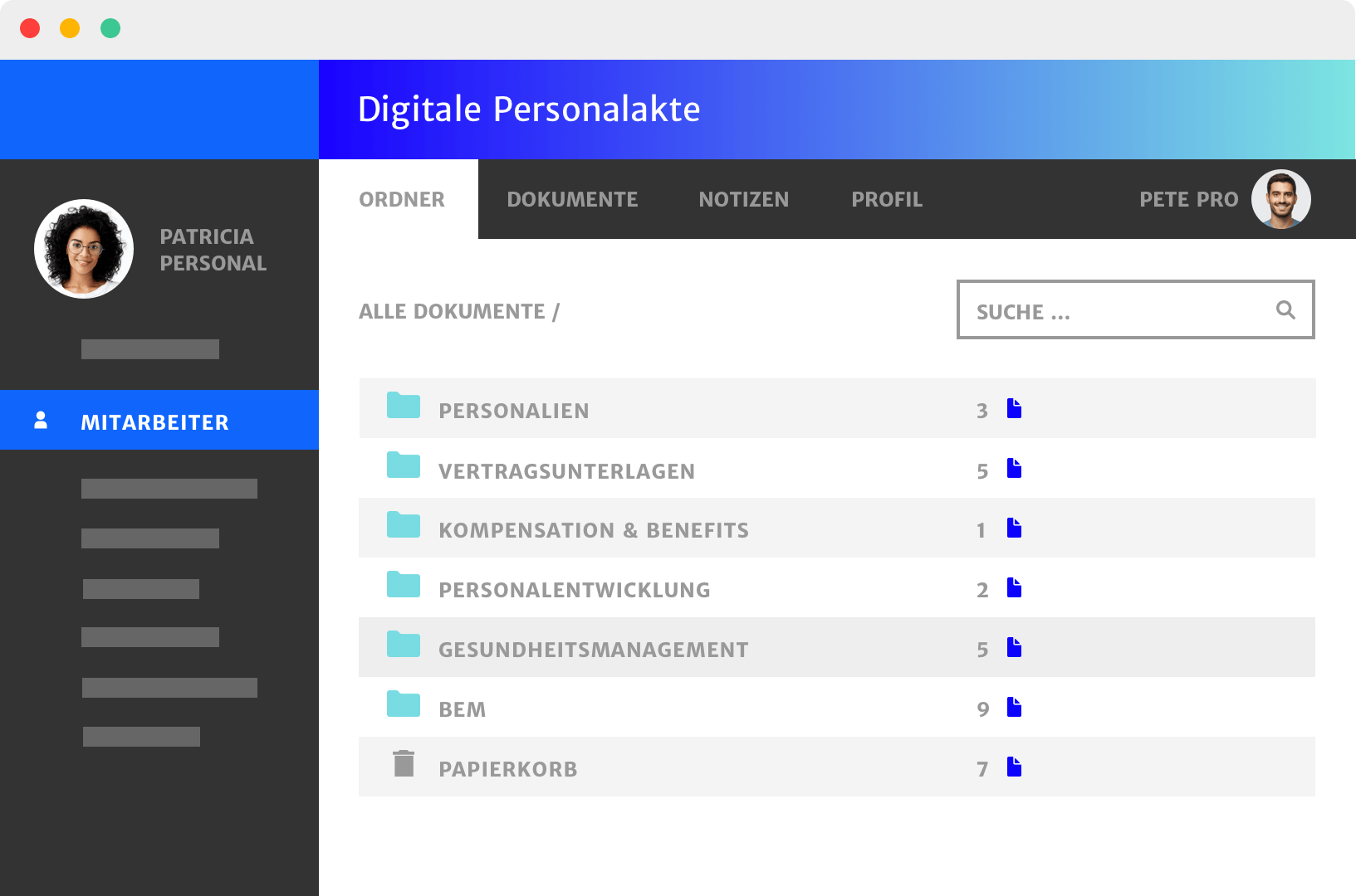 Digitale Personalakte Haufe People Operations