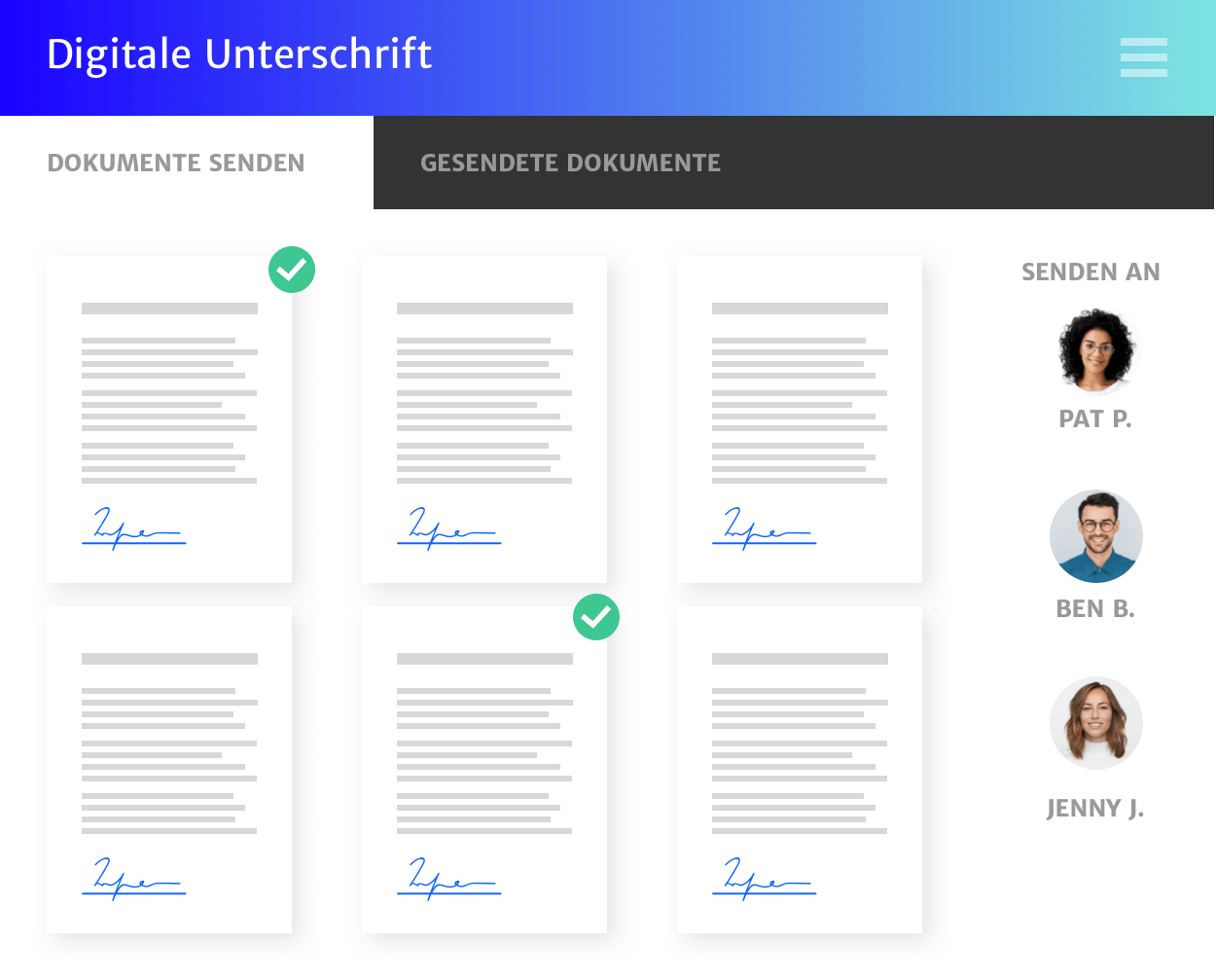 Unterschriebene Dokumente sicher verteilen und verwalten mit der digitalen Unterschrift von Haufe