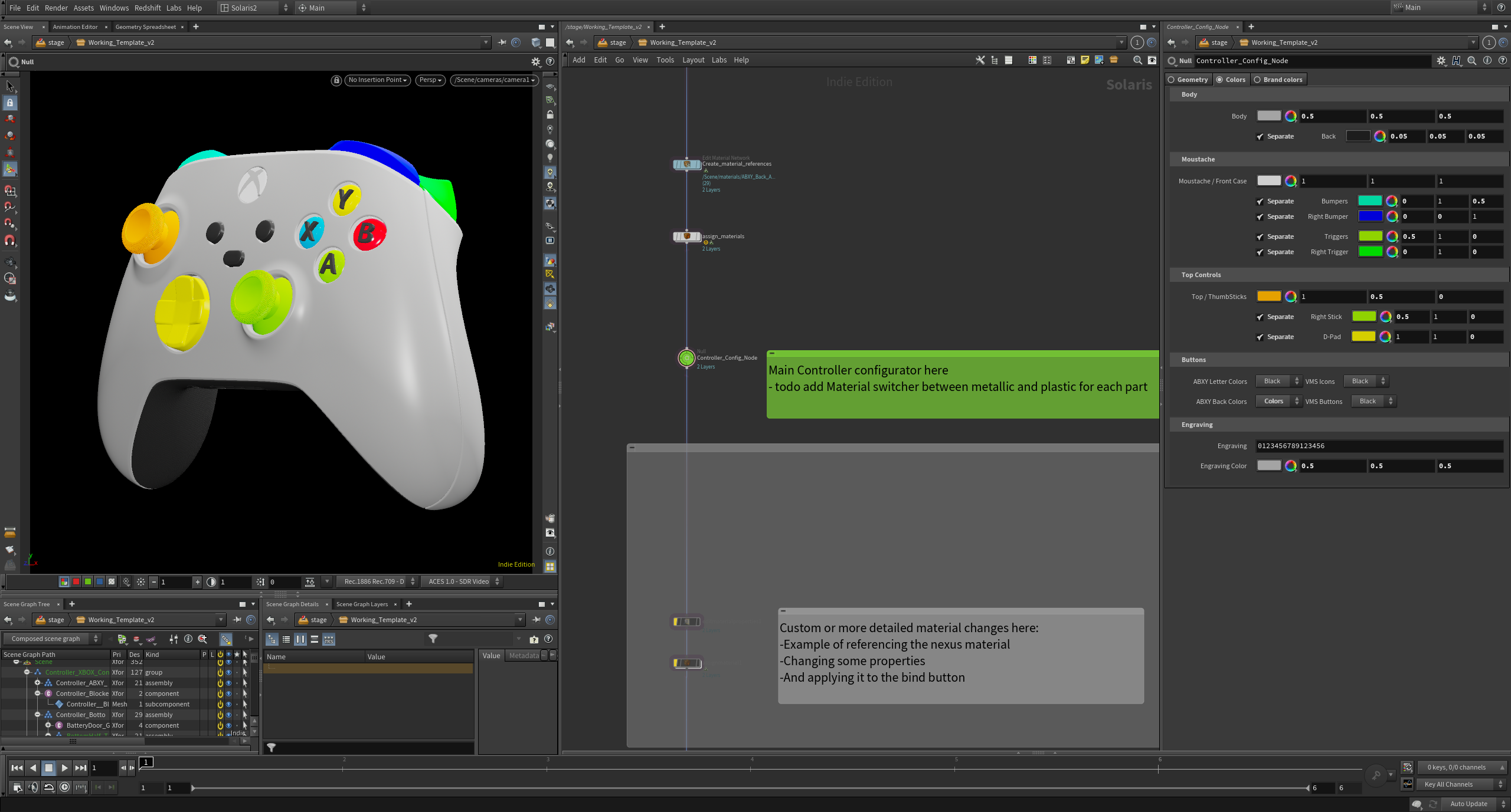 Chase Farthing | Xbox Controller USD Render Pipeline