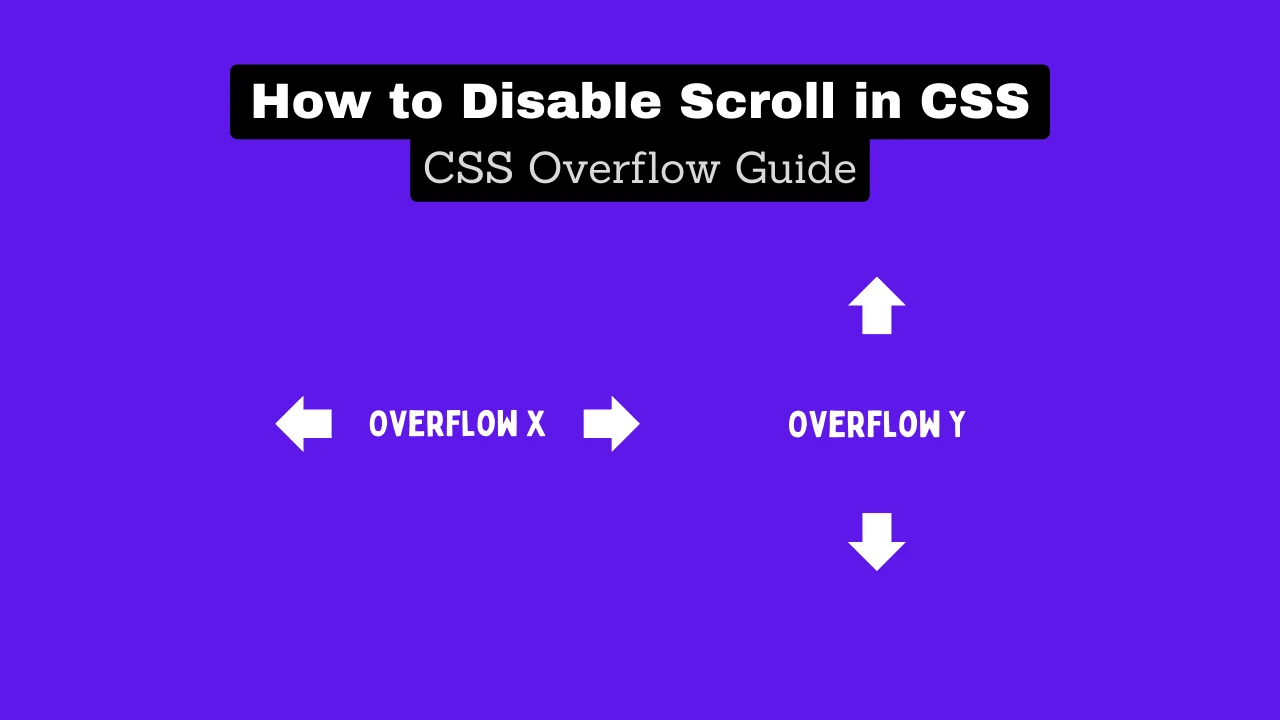 How to Disable Scrolling in CSS | HTML All The Things