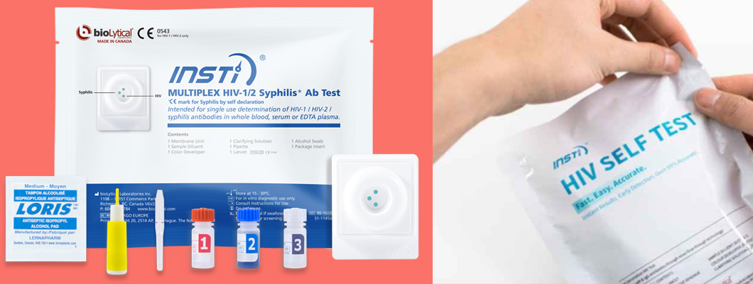 Biolytical INSTI HIV self test kit