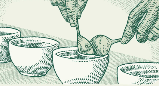 illustration of coffee being poured
