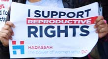 Act with #Hadassah4Choice