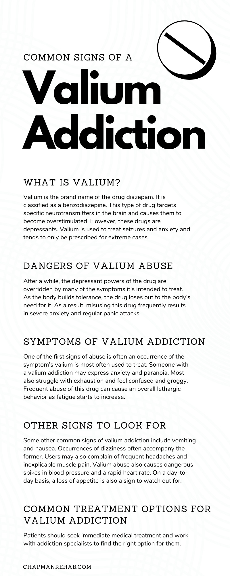 Common Signs of a Valium Addiction