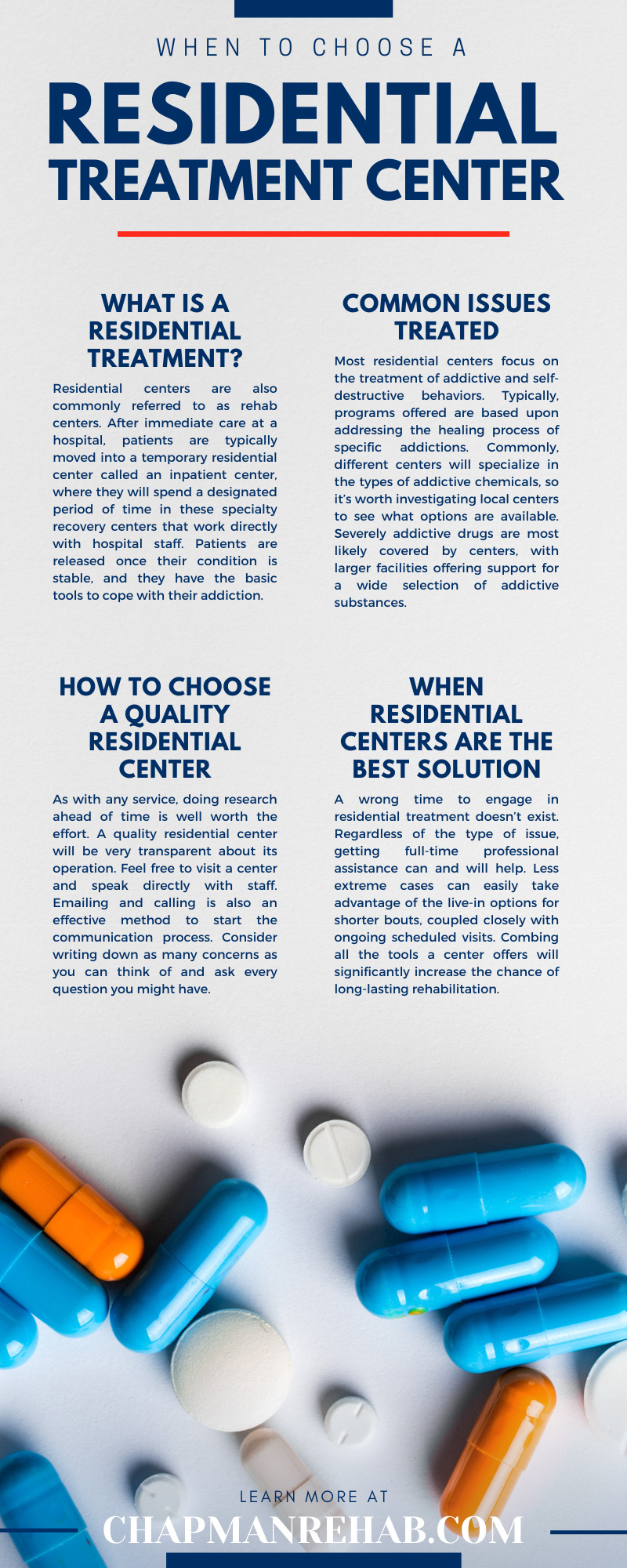 When To Choose a Residential Treatment Center