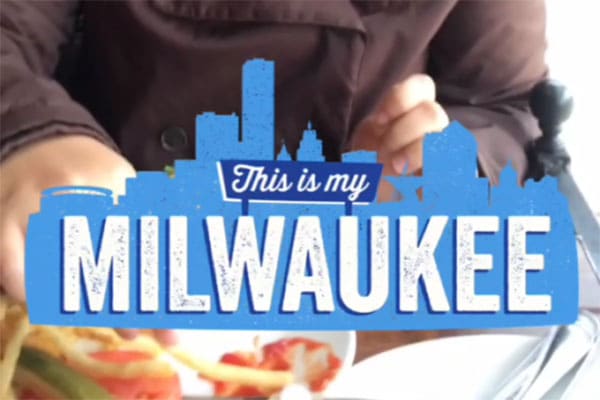 We also Snapchat-ed a bit at lunch because we we were LOVING this Milwaukee Geotag!