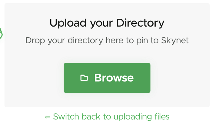 upload directory skynet
