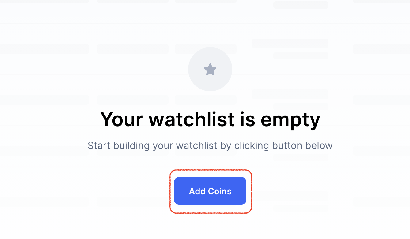 empty watchlist