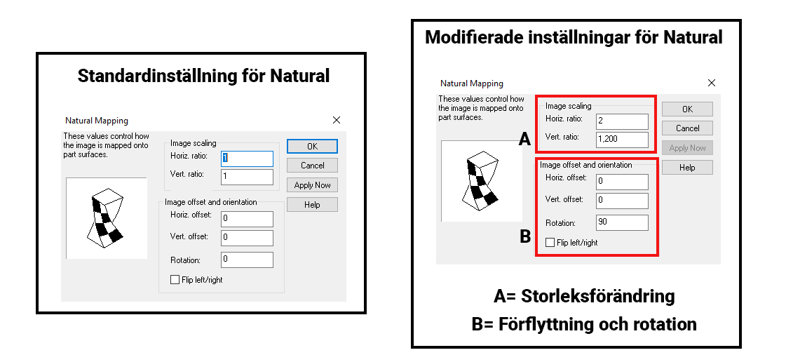 Dekalinnstillinger ironcad