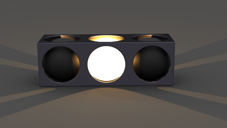 Emisjon og punktlys IRONCAD