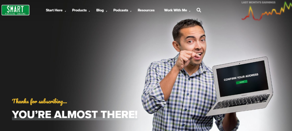 Smart Passive Income Thank you page