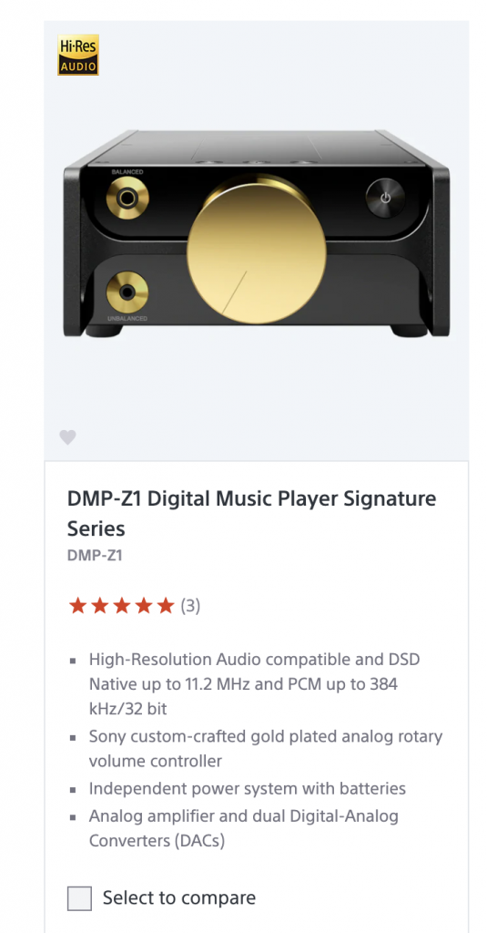 sony's digital music player