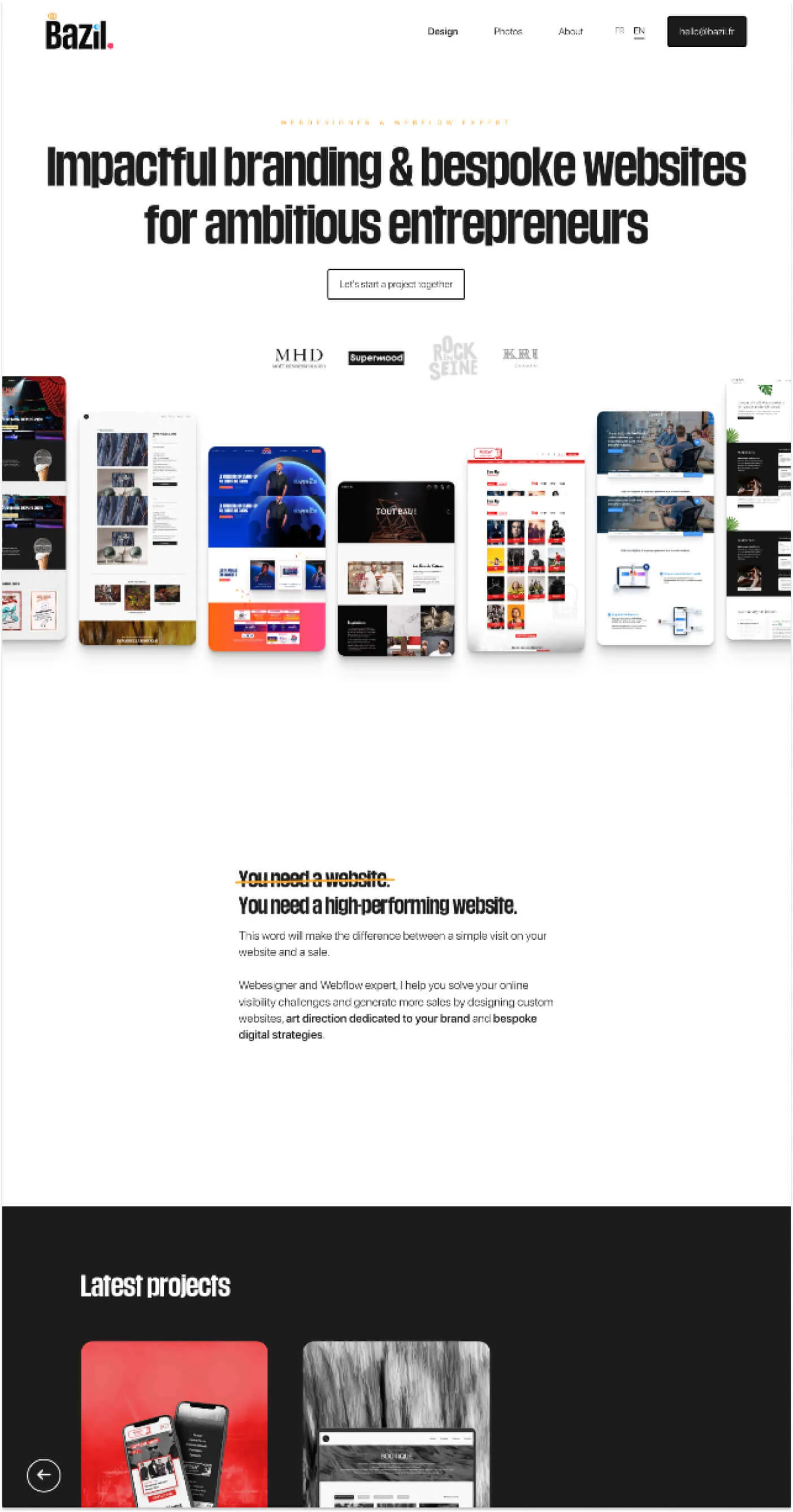 The Webflow Masterclass - Learn how to build websites with Webflow