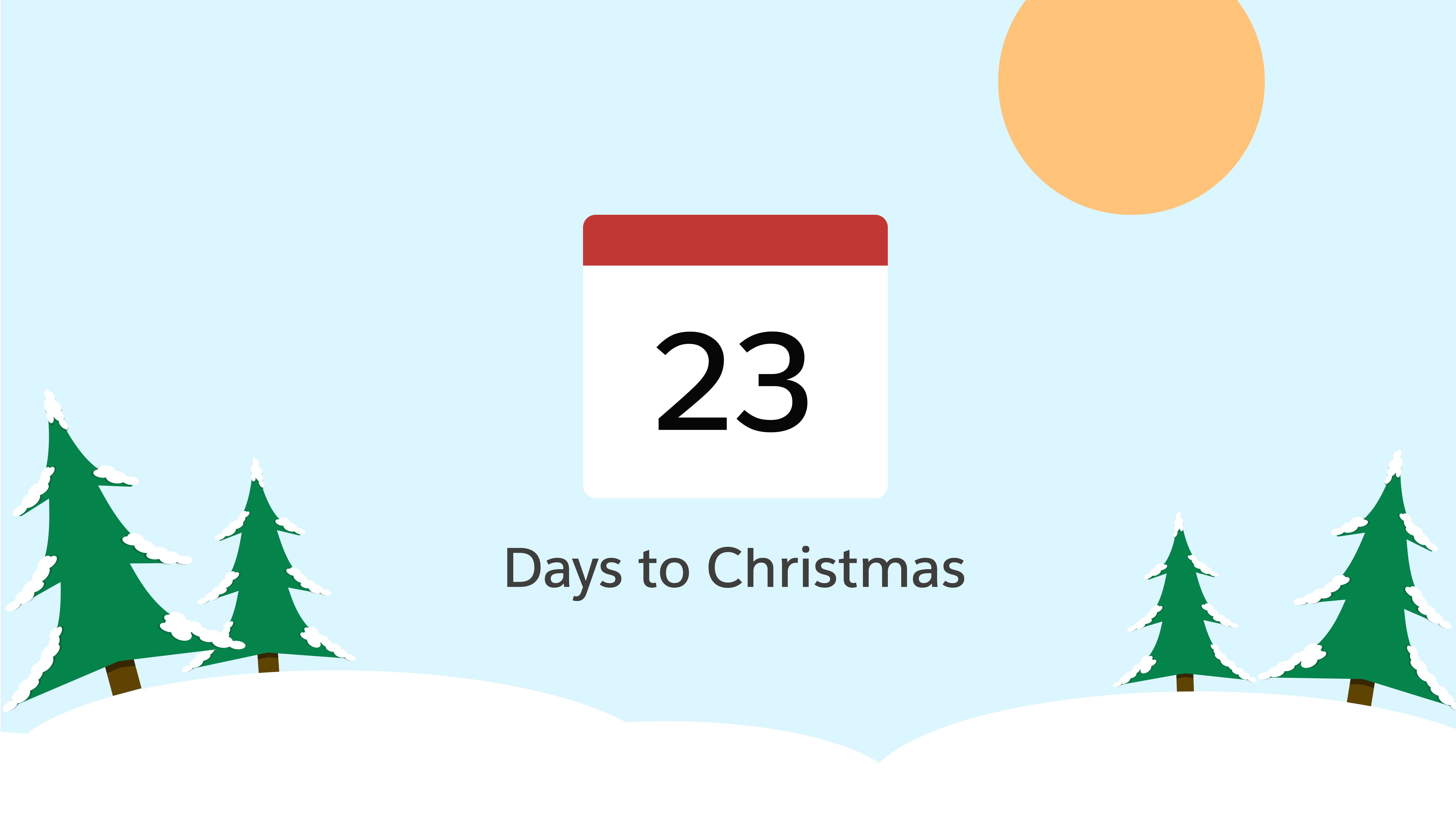 Building a low-Ho-Ho-code holiday countdown widget