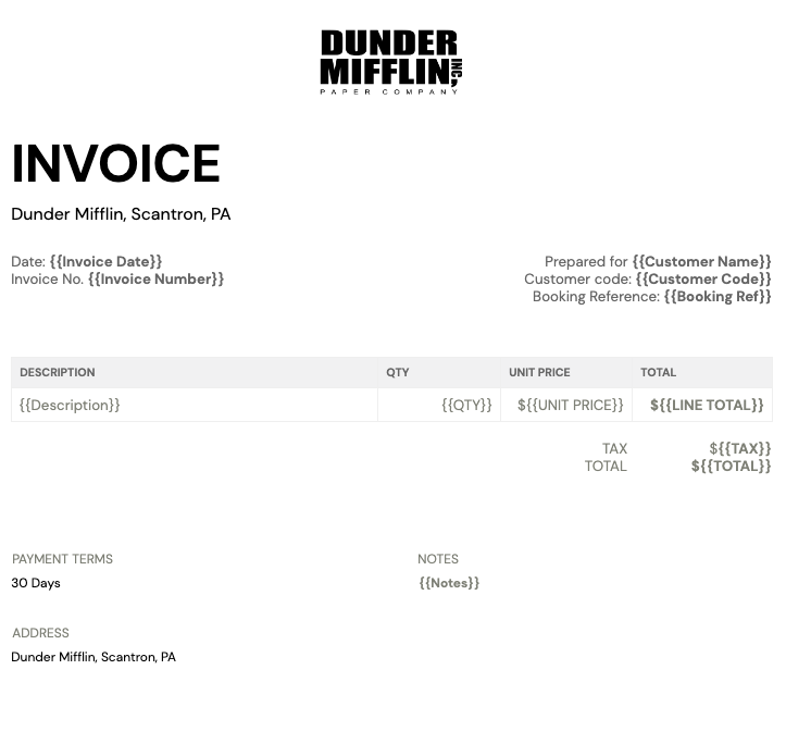 Freelance Designer Invoice Template