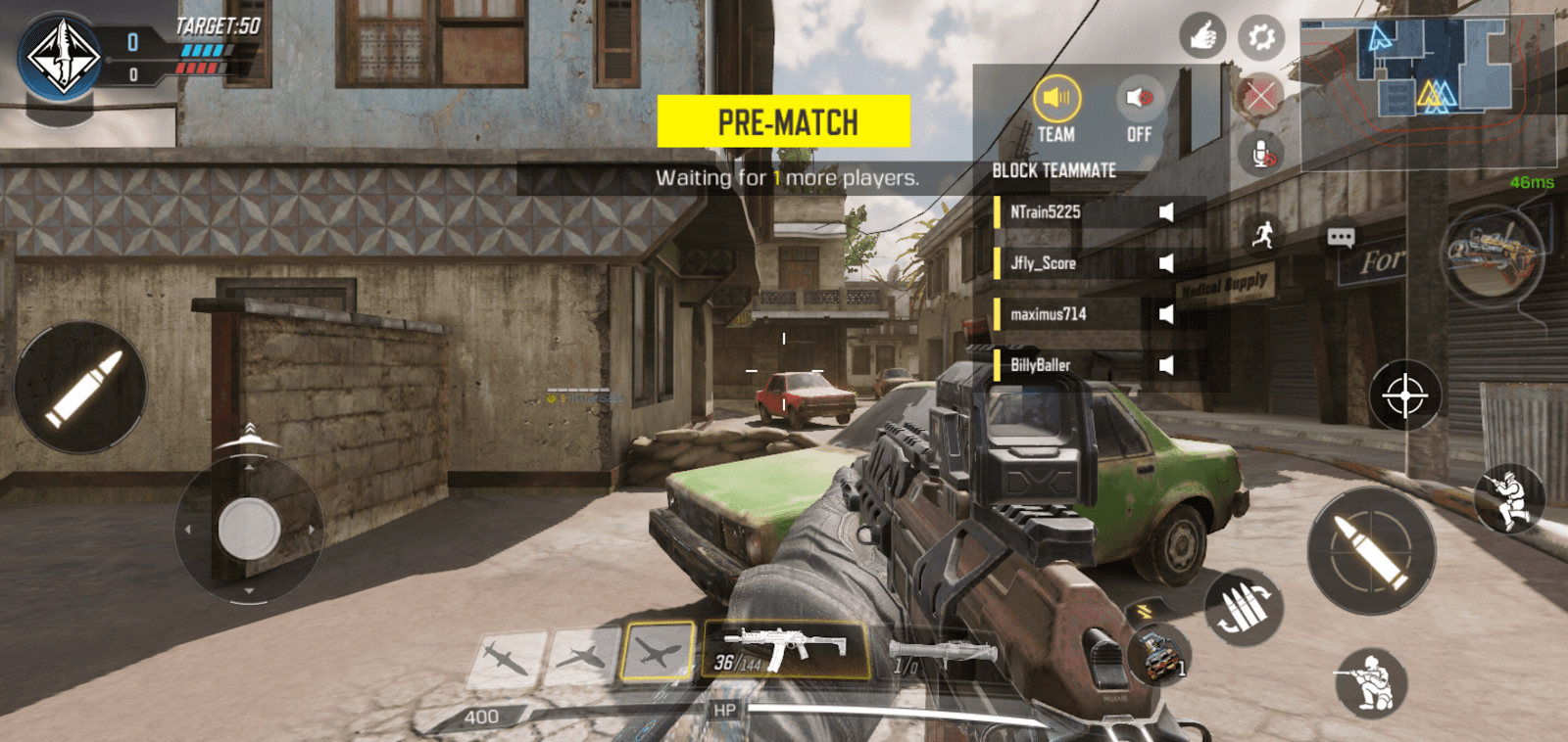 Screenshot of In-game voice chat in Call of Duty
