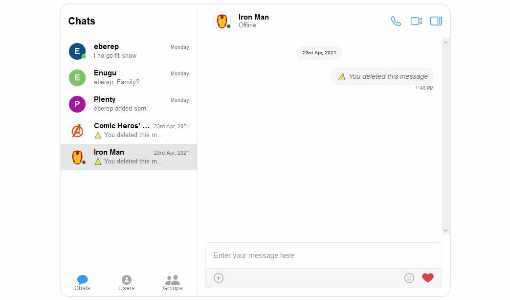 Assembled Chat UI Components