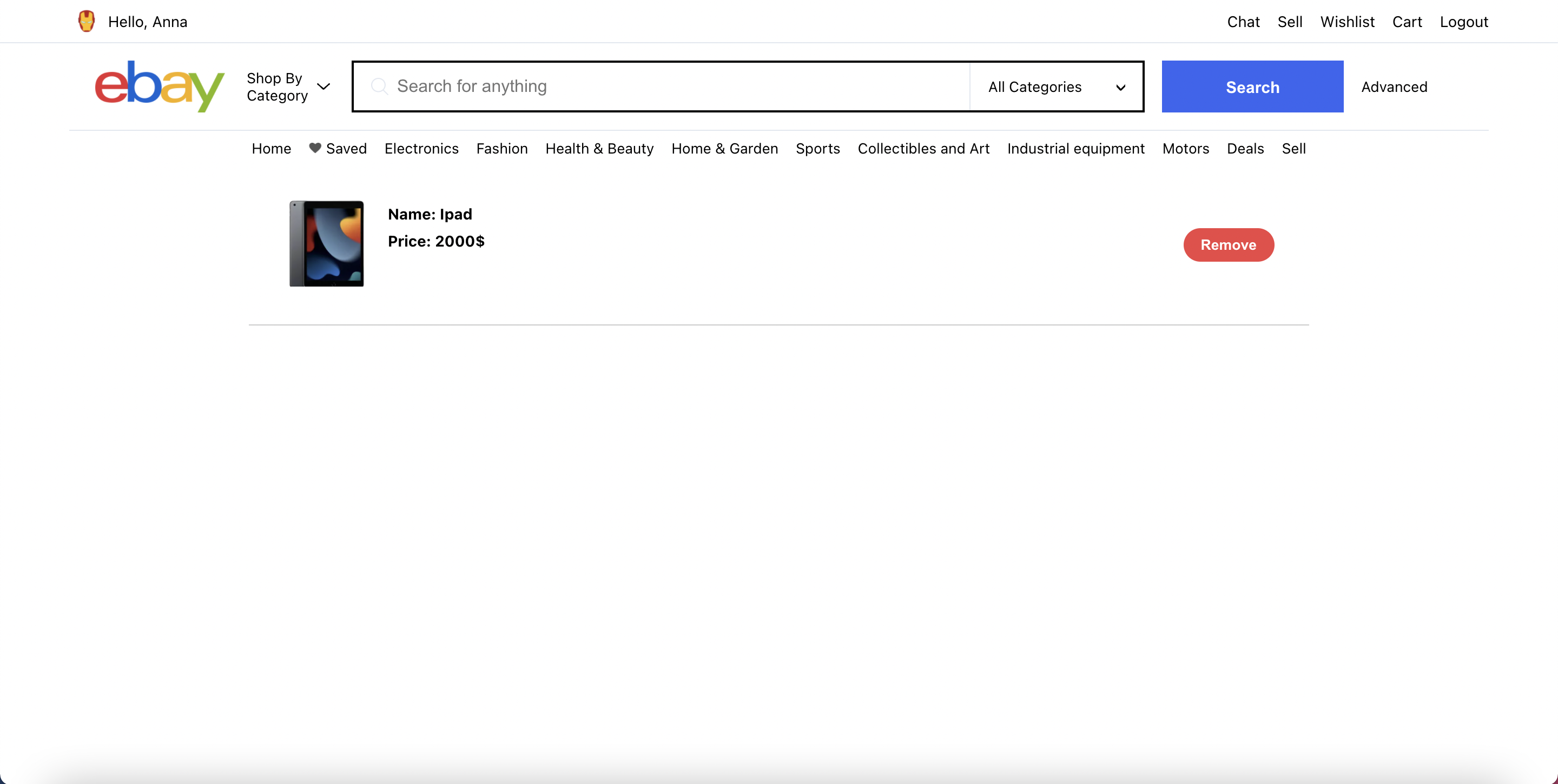 The Wishlist Component