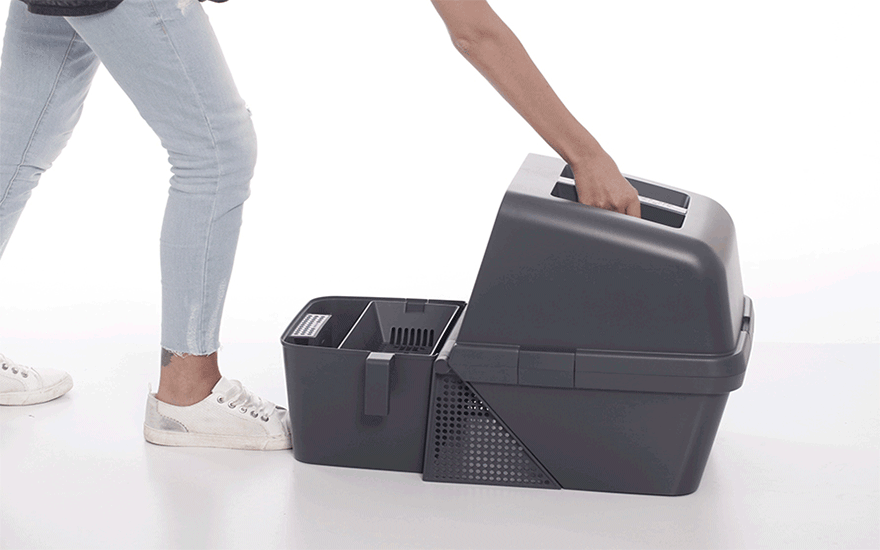 Fresh Flip Litter box by Pearlman Daniel