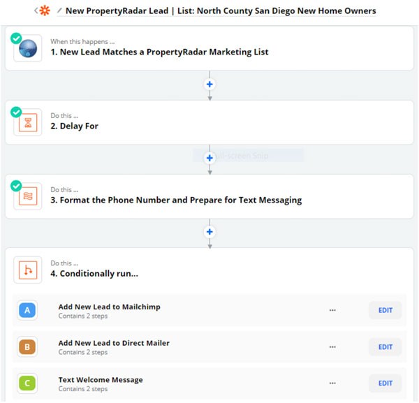 Pipedrive Integration with PropertyRadar using Zapier