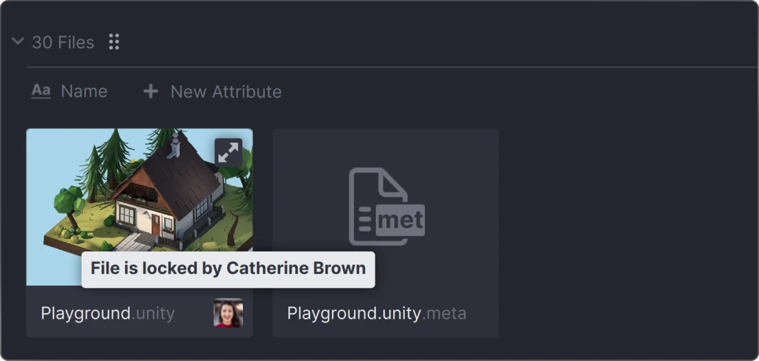 File locking using Anchorpoint with Git version control on a unity project