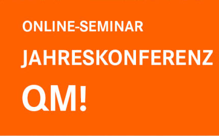 Online-Jahreskonferenz QM! Stabilität in bewegten Zeiten