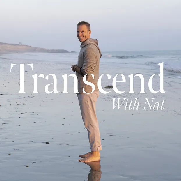 Transcend with Nat Podcast Cover Art with Nathaniel Nat Sharratt