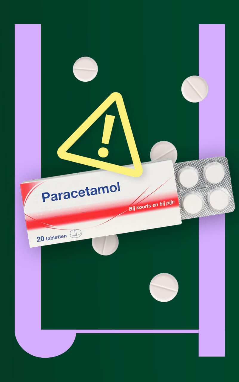 Zo snel kan paracetamol je vergiftigen