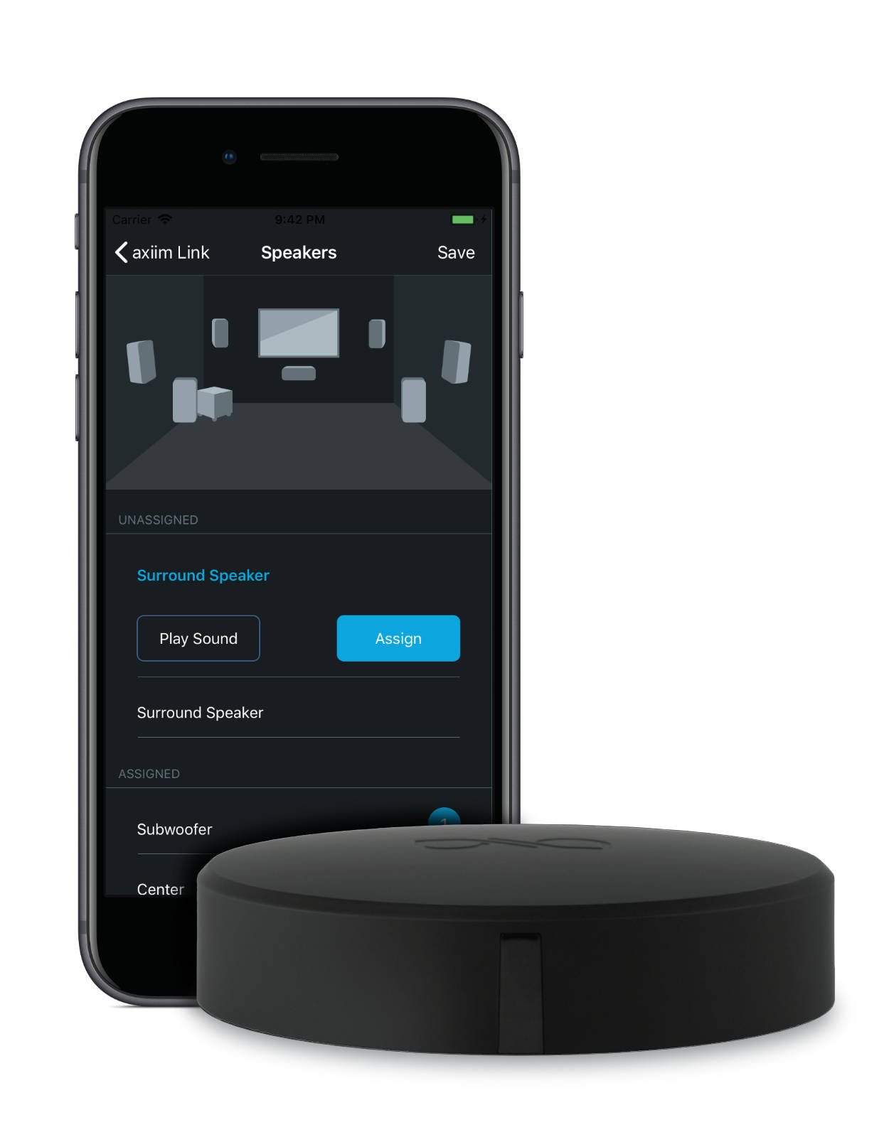 Monaco 5.1 Wireless Cinema Sound System Platin Audio