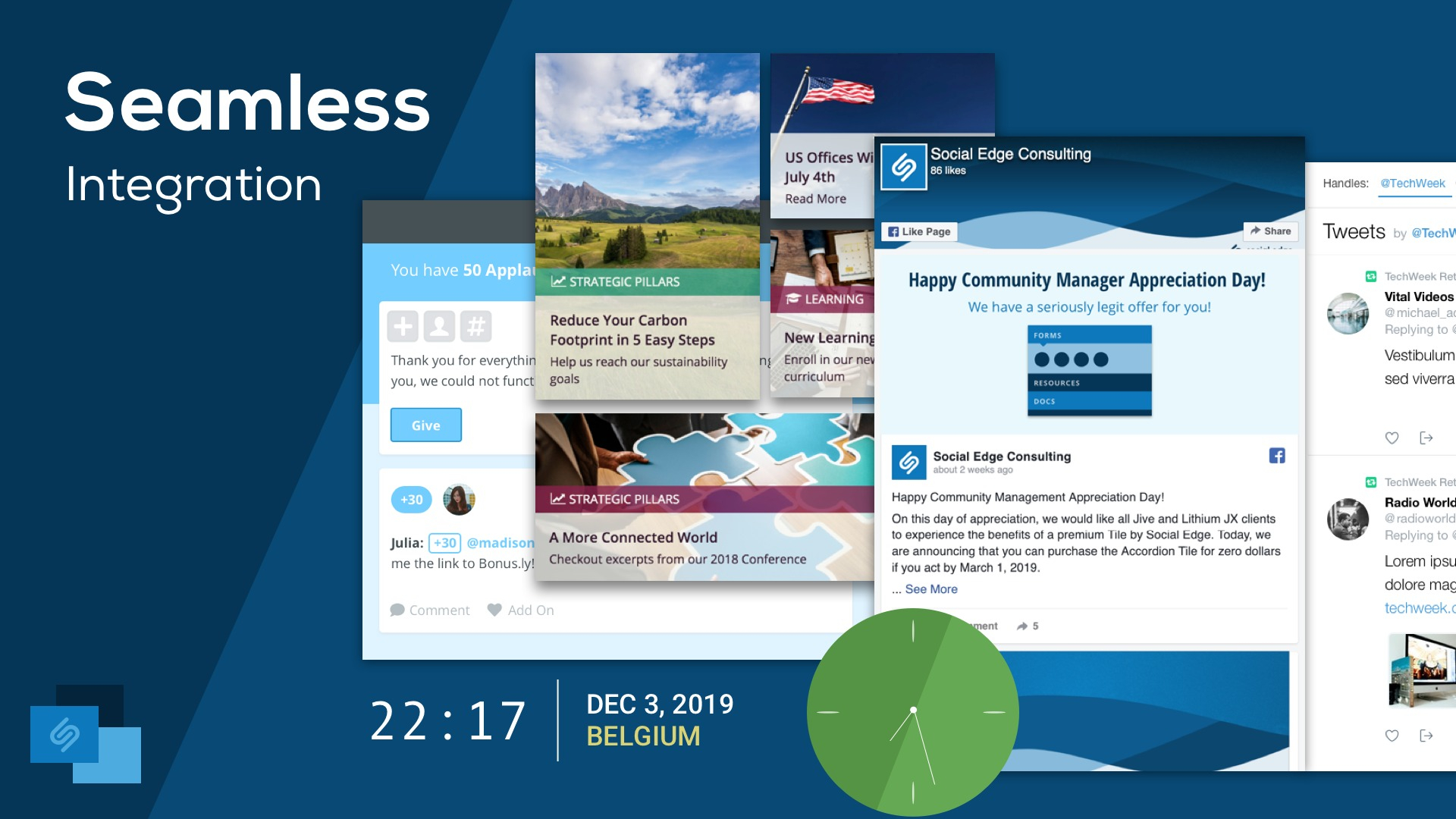 Iloop Software Igloo Software Widgets, Tiles & Integrations | Social Edge