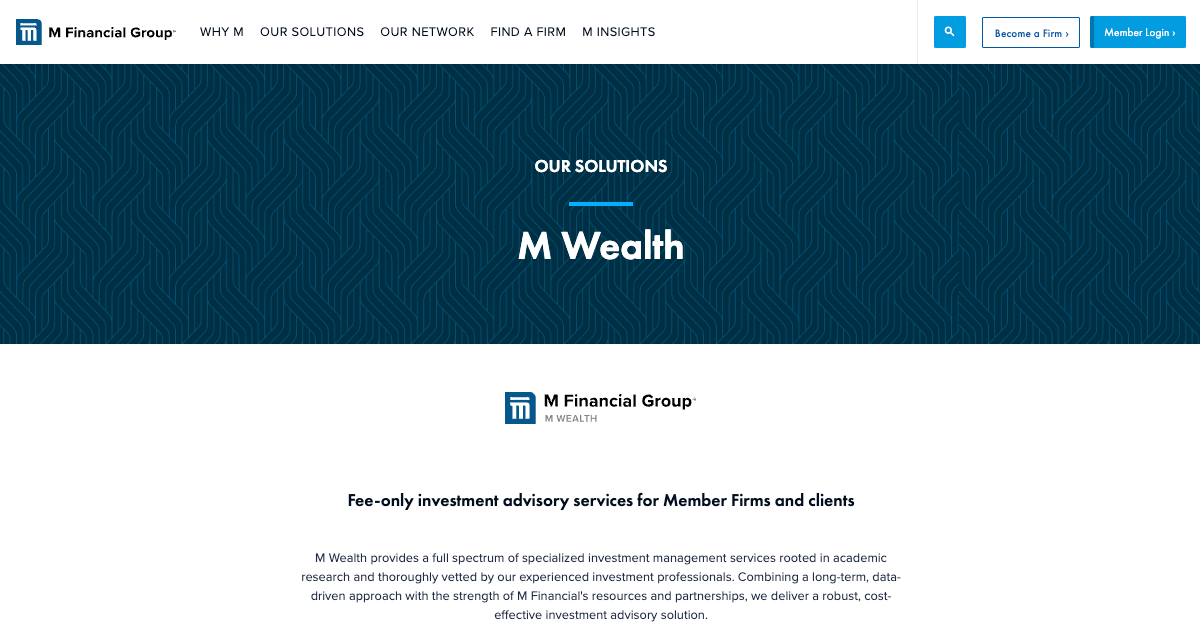 M Wealth Provides a Robust Investment Advisory Solution