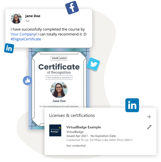 Digital Certificates & Badges | Virtualbadge.io