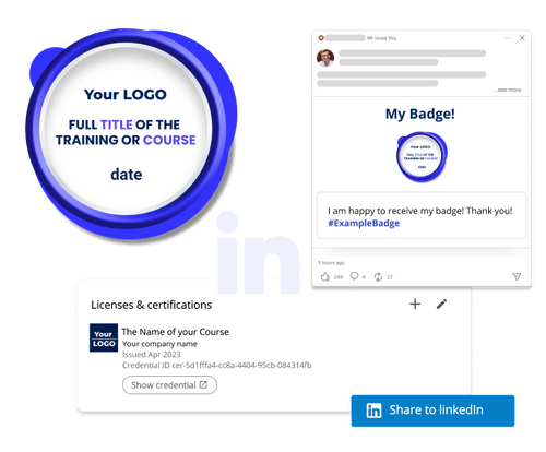 Badges for LinkedIn | Virtualbadge.io
