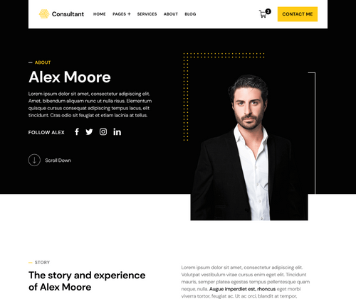 Consultant - Webflow Ecommerce Website Template