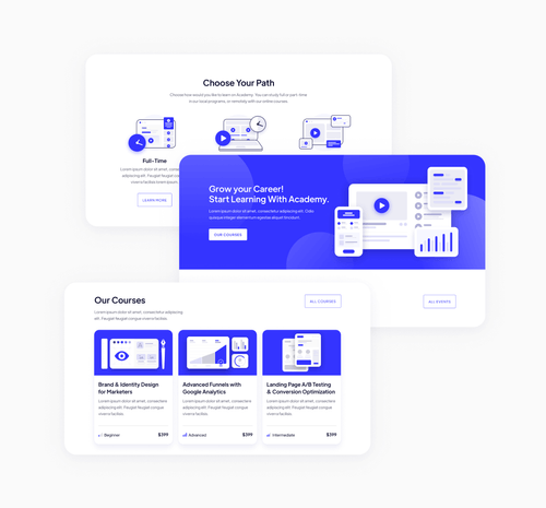 Academy - Webflow HTML Website Template