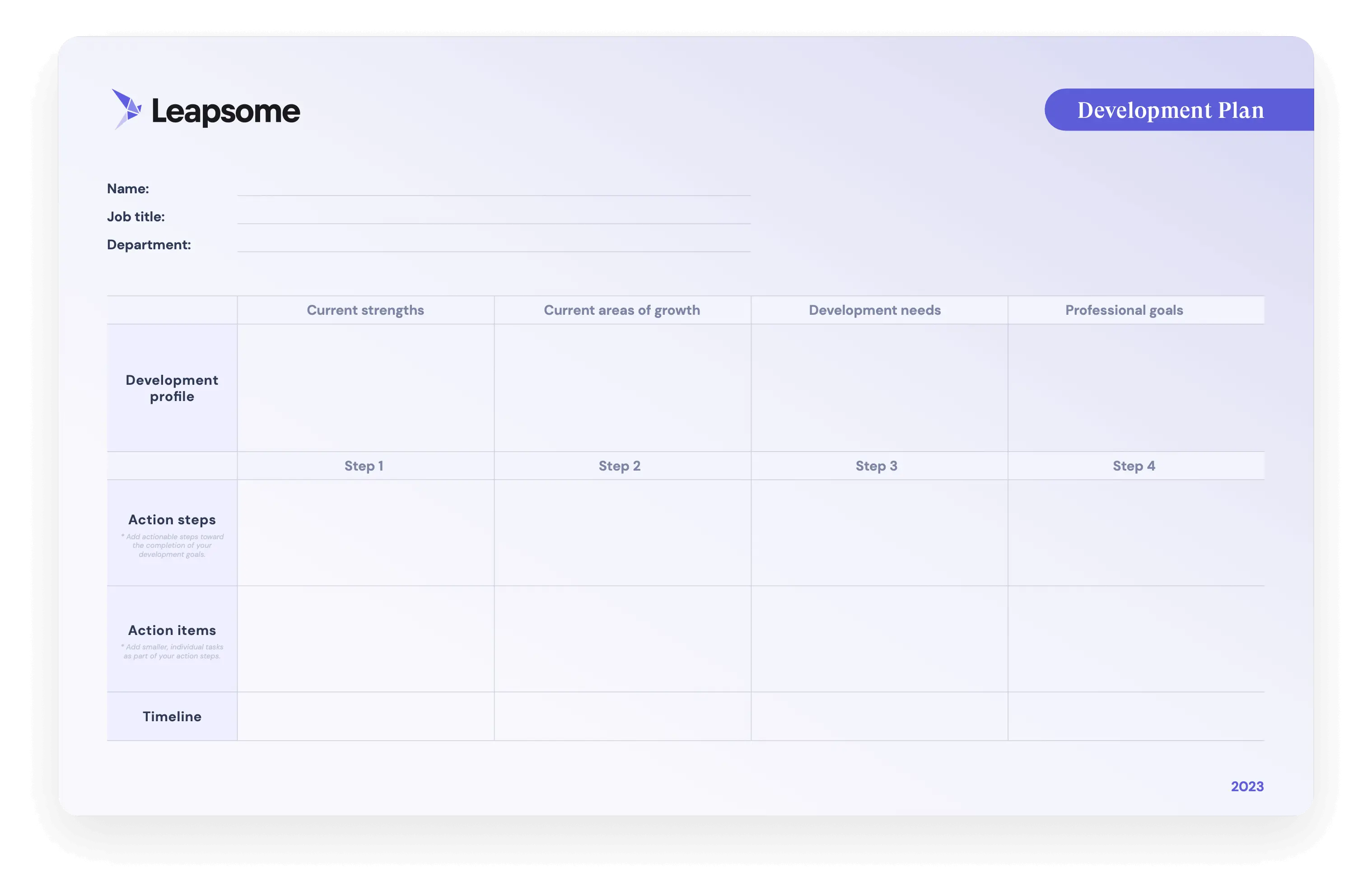 Employee Development Plan: A Roadmap to Success