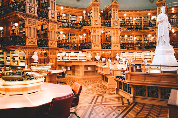 Some of the most beautiful spaces to see are where books come free.