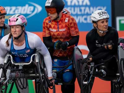 Wheelchair stars ready for wild ride