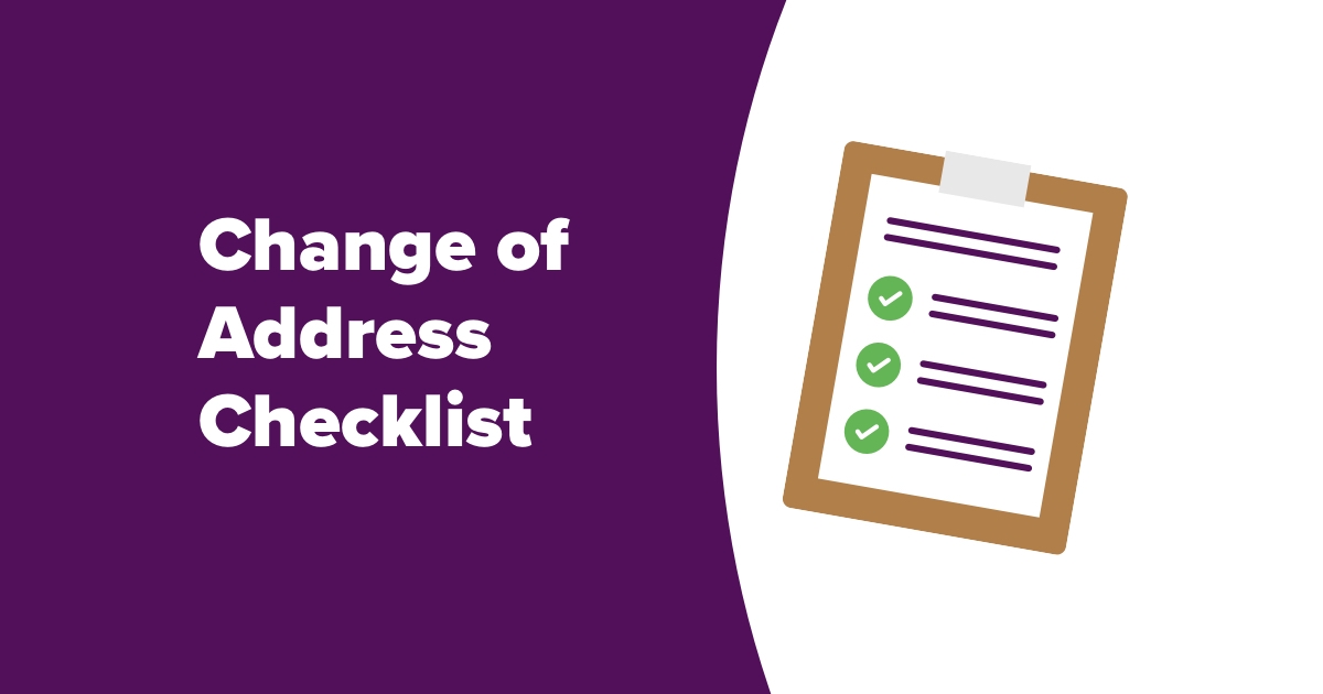 Change of Address Checklist 2022