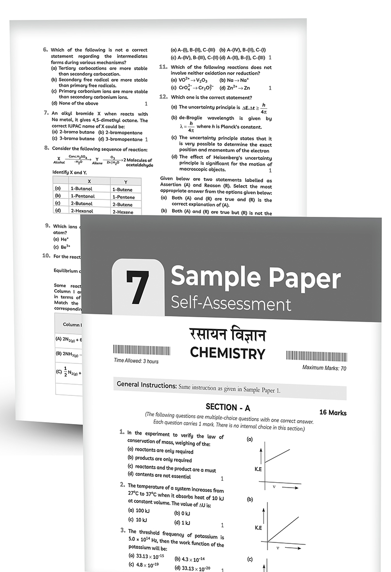 Educart CBSE Sample Paper Class 11 Chemistry 202324 for 2024 exams