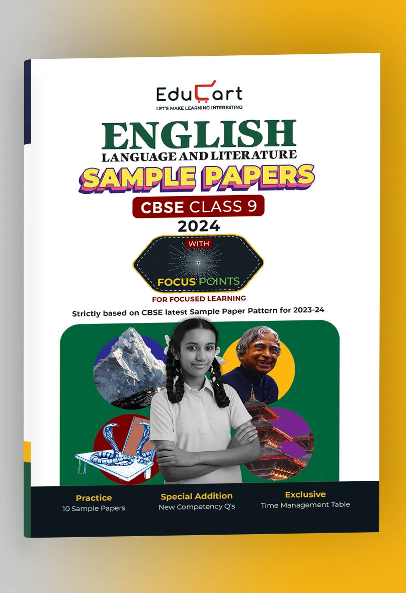 Educart CBSE Sample Paper Class 9 English Language and Literature for 202324 Exams