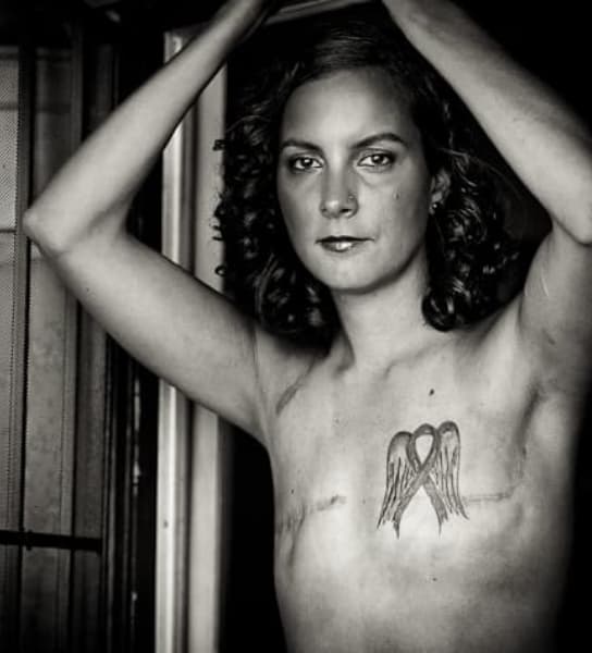 This project started when the photographer, David Jay, wanted to take a model-worthy picture of his friend who had gone through a mastectomy.