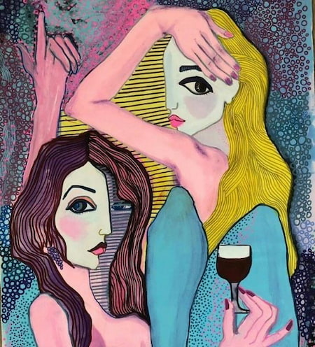 Kosovar-Icelandic Feminist Painter Fitore Alísdóttir Berisha Art Feminism Smash The Patriarchy