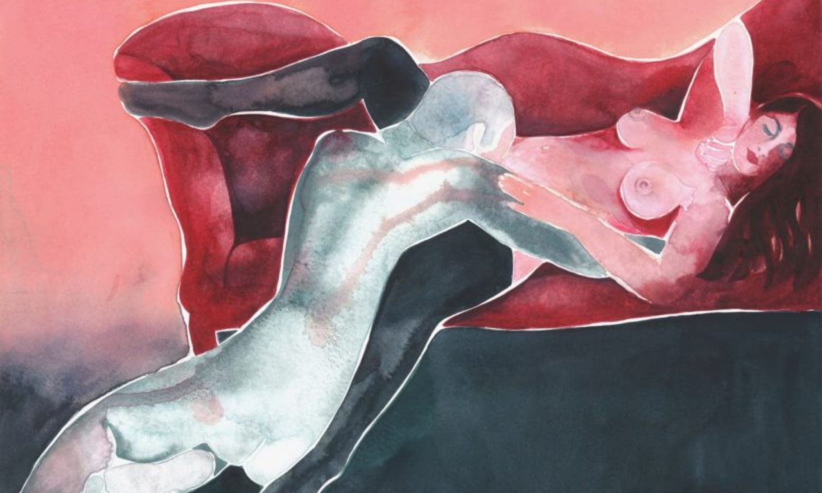 Discover Tina Maria Elena Bak’s Sensual Watercolor Paintings