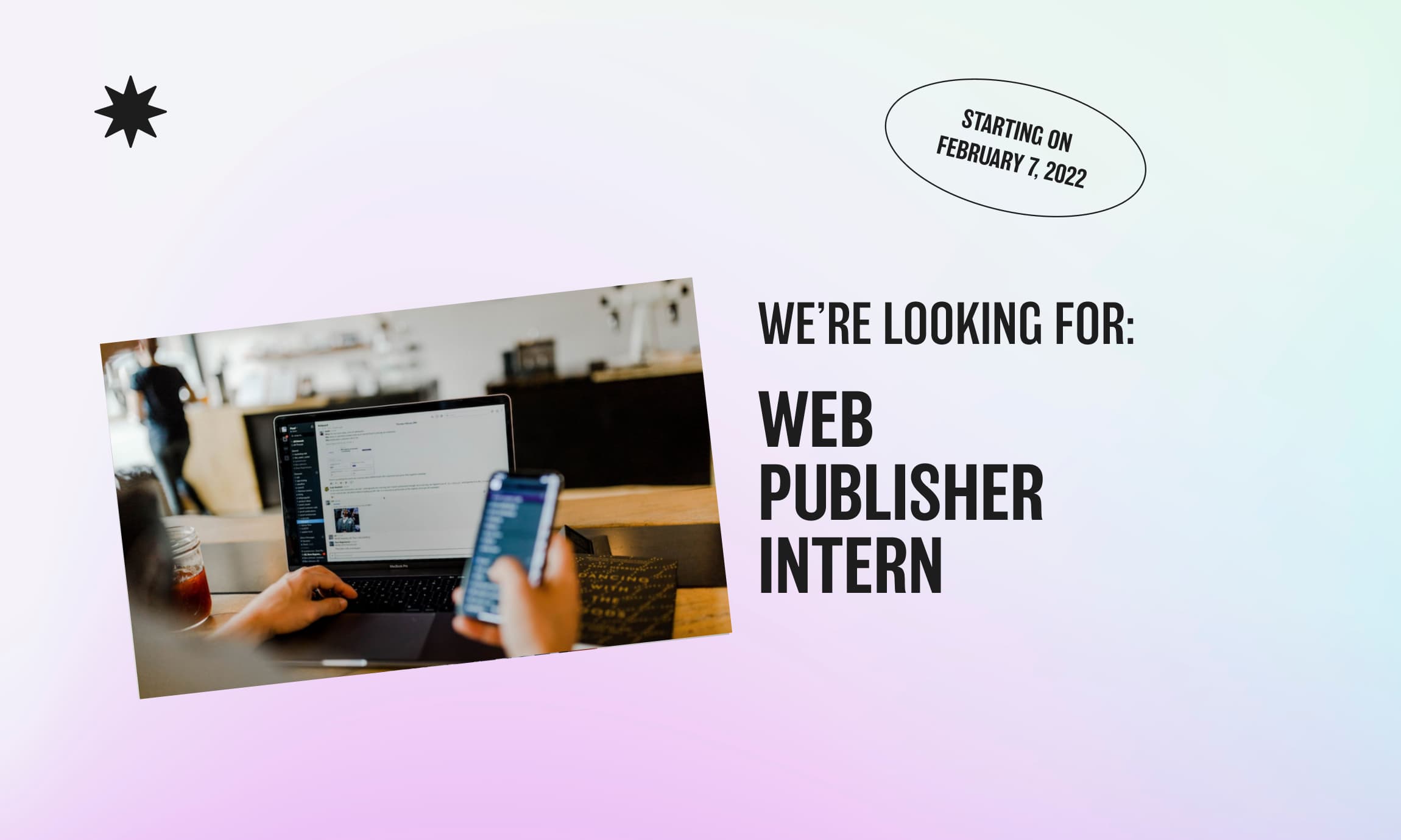 internship offer web publisher