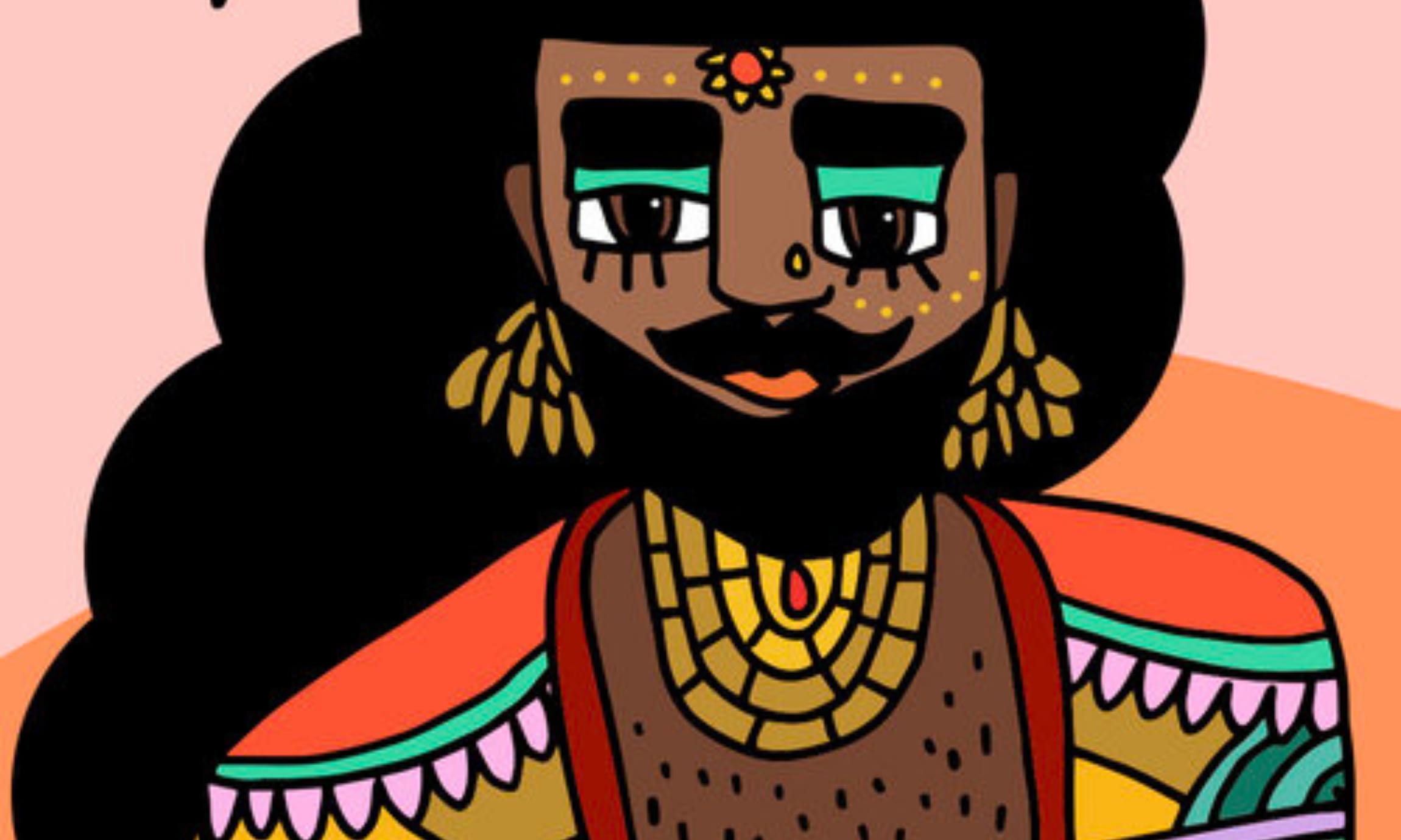 Jag Nagra digital illustration queer south asian